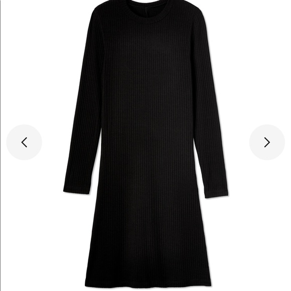 Billie the Label Jane Long Sleeve Mini Dress - small, black, NEW! - Picture 5 of 5